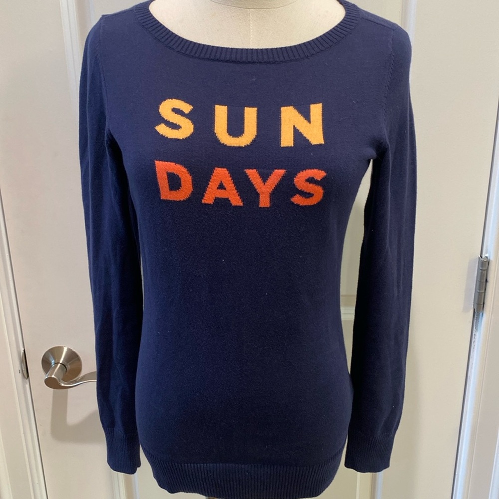 Lilly Pulitzer SUN DAYS cotton sweater in size small